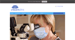 Desktop Screenshot of crescentclinic.ie
